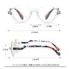 Diamond Reading Glasses Cat Eye Reading Glasses Half Frame Fish Wire Glasses Unisex Reading Glasses