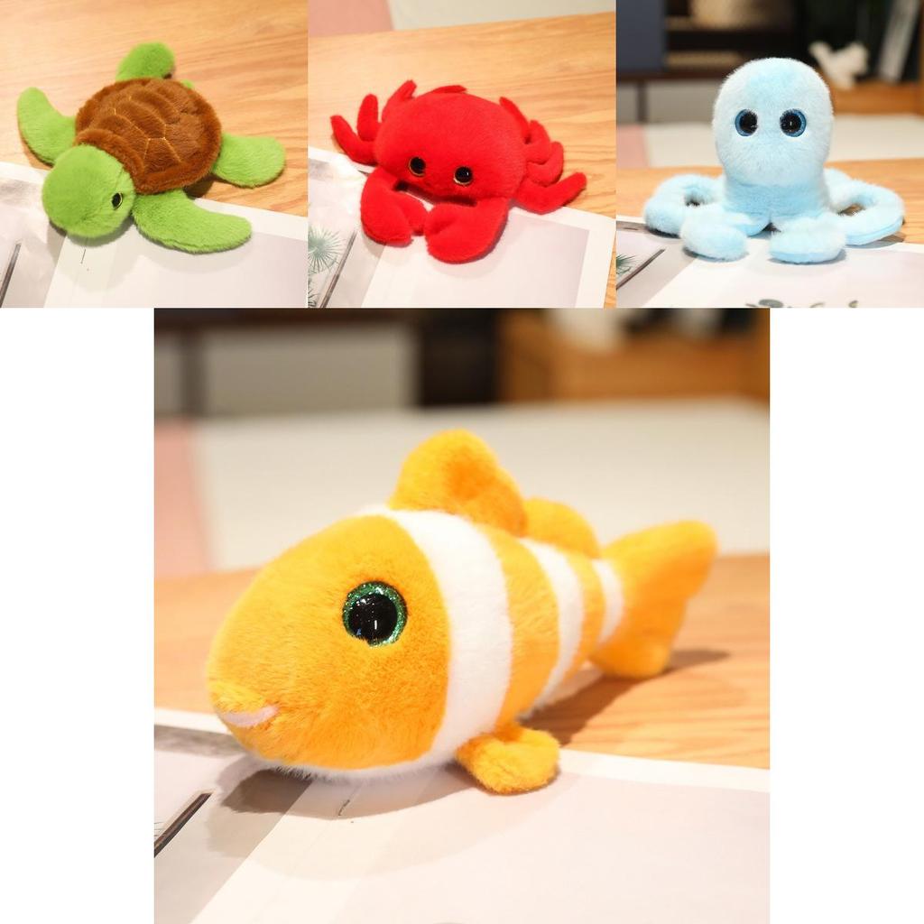 Cute Ocean Turtle Plush Toy For Kids Room Decor With Soft Pp Cotton Fill Characters Included)