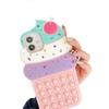 Custodia carina per iPhone 13, Gelato Divertente 3D Cartone Animato a Forma di Cupcake Silicone Morbido Protezione Completa Antiurto Custodia Cover per Ragazze Bambini Donne Bambini