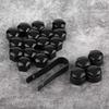 20pcs 17mm Wheel Nut Rim Cover Car Wheel Auto Hub Screw Protection Anti-theft Dust Cover Cap for  Car Accessories