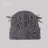 Autumn and Winter Warm Hats for Women Versatile Star Hole Knitted Hats  Warm Ear Protection Woolen Hats for Men