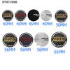 4PCS/LOT 45MM 50MM 56MM 65MM VOLK Racing Wheel Car Wheel Center Hub Cap Sticker Car Badge Emblem sticker Decal car styling decal