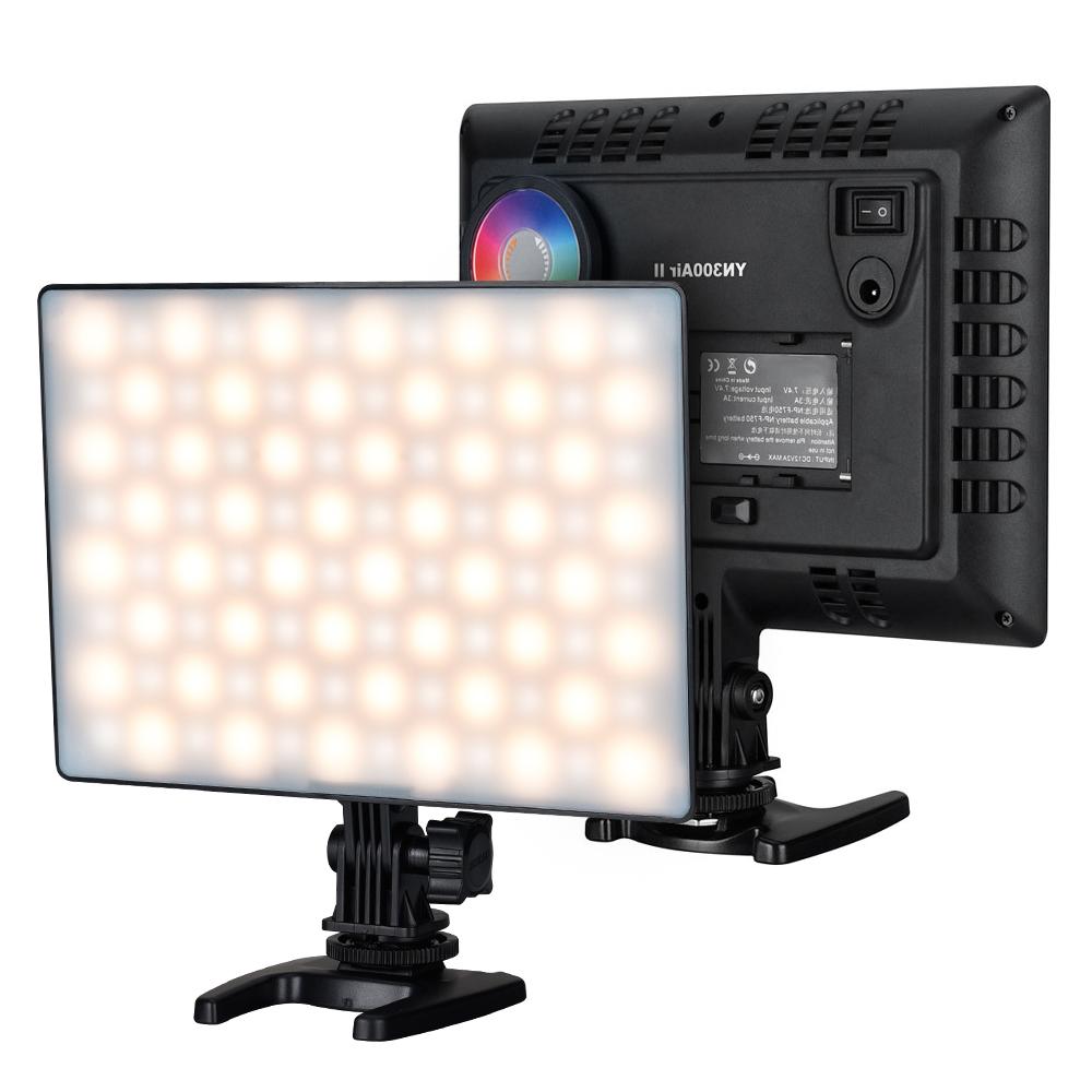 YN300 Air II LED Video Light Panel RGB 3200K 5600K Photography Fill in Lamp 10 Lighting Effects CRI 95+ with Remote
