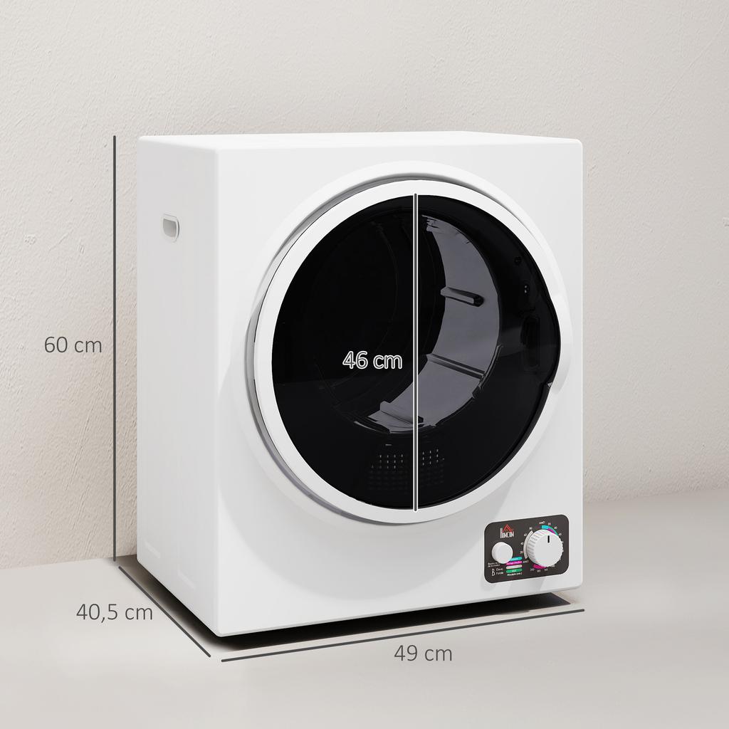 Mini Clothes Dryer 4 Kg With 4 Programs 2 Heating Levels Sterilization Up To 65 celsius  850W For Clothing