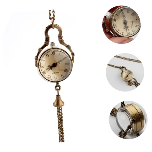 LEDMOMO Pocket Watch, Nurse Watch, Quartz Pocket Watch, Antique Watch, Vintage Pendant Watch, Simple Design, Unisex