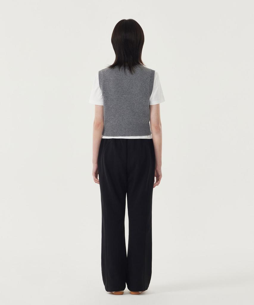 COVERNAT WOMAN Semi Bootcut Sweatpants Black