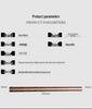 Yuan Sen Tai Japanese Chicken Wing Solid Wood Chopsticks Set - 10 Unpainted, Unwaxed Pairs for Home & Kids