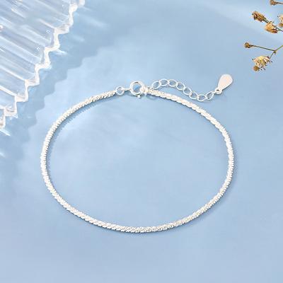 Sparkling Bracelet Women's Simple Temperament and Starry-studded Collarbone Chain Cauliflower Necklace