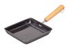 Pearl Metal Wide Tamagoyaki Frying X IH Made In Pan, 17.5 19cm, Compatible, Ironworks, Japan, HB-909