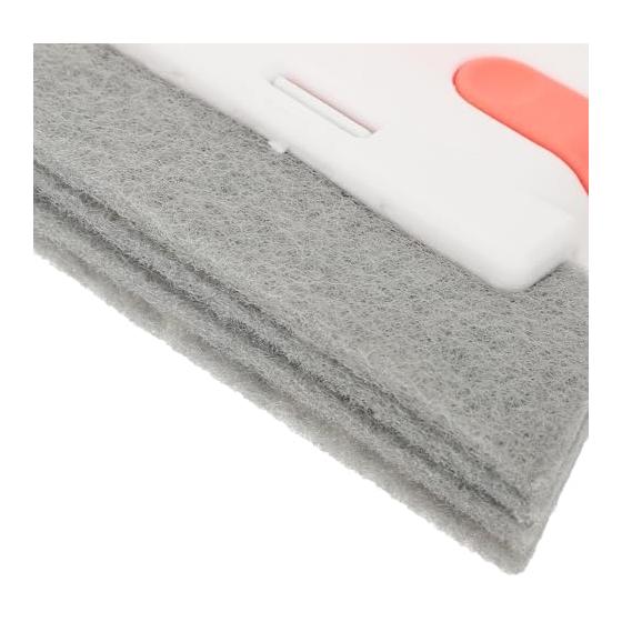 Window Rail Cleaner, Household Cleaning Brush, PP Material Cloth Head, Door Groove Cleaner, Gap Cleaning Goods, Easy To Store Design, 1 Set