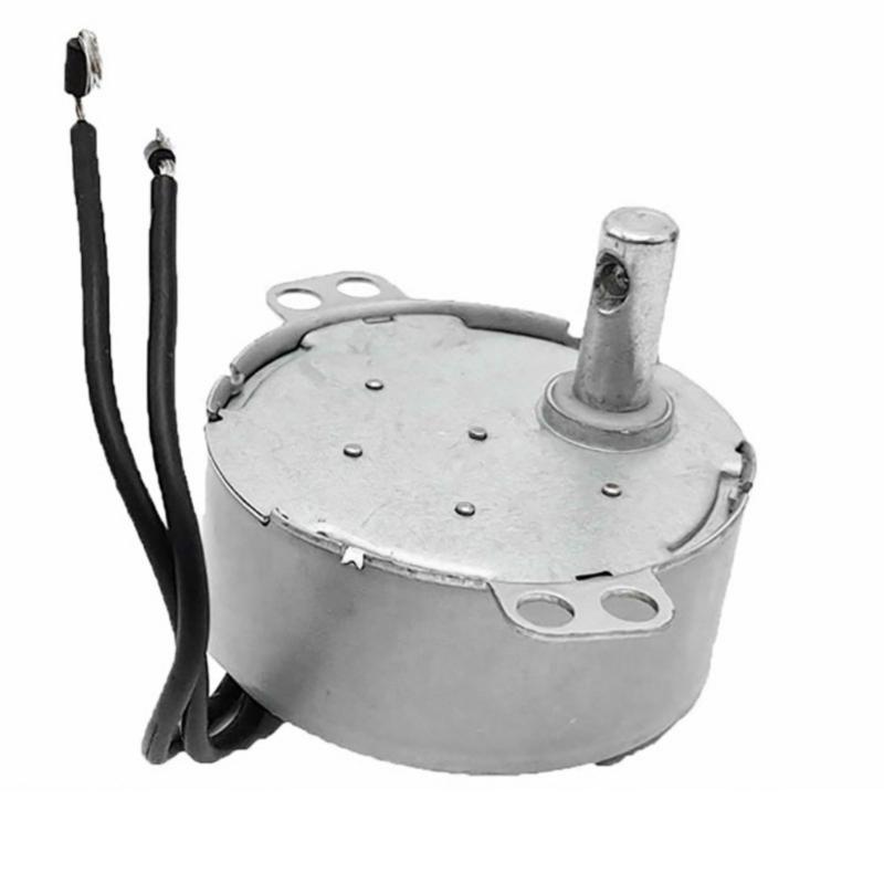 Motore Sincrono Silenzioso da 4W Motore Sincrono in Alluminio Motore a Ingranaggi a Basso Rumore per Caminetti Elettrici e Display Rotanti