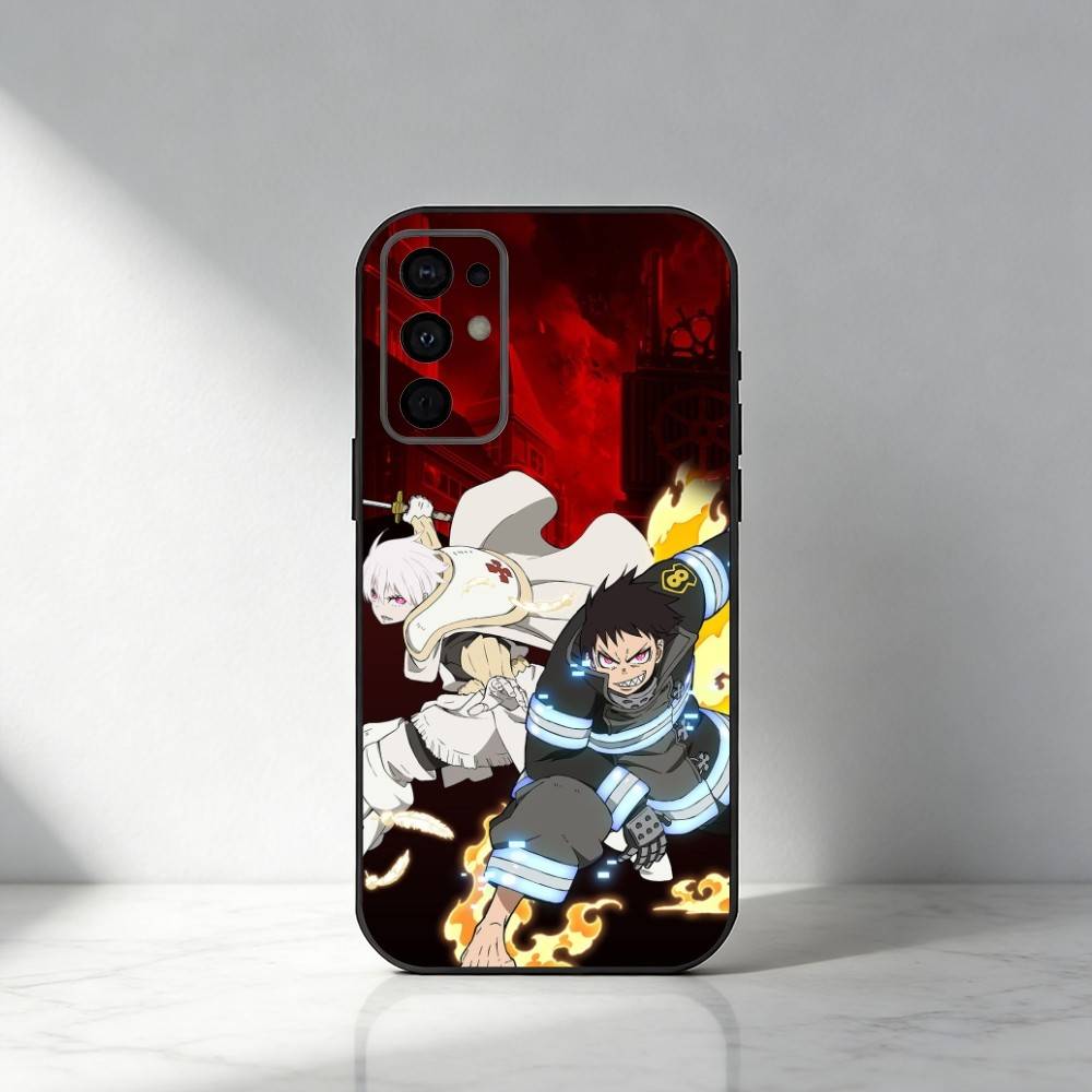 

F-Fire F-Force Phone Case For Samsung S25,S24,S21,S22,S23,S30,Ultra,S20,Plus,Fe,Note,5G Black Cover Samsung S24