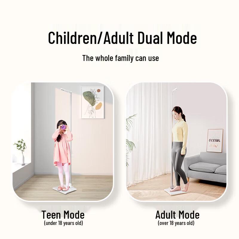 Light Luxury Bluetooth Ultrasonic Height and Weight Scale