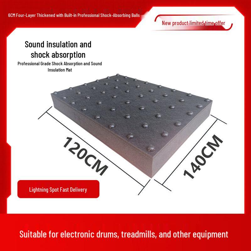 Thickened Four-Layer Shock Absorbing Anti-Vibration Mat