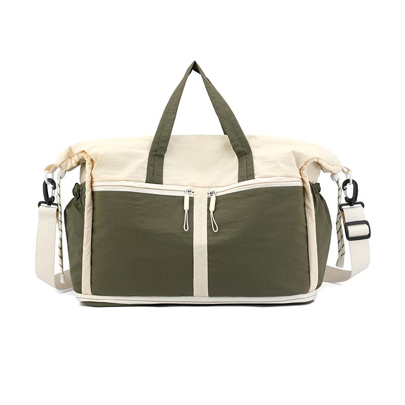 Extensible Large Capacity Shoulder Bag Women's Dry and Wet Separate Travel Bag Short Distance Duffel Bag
