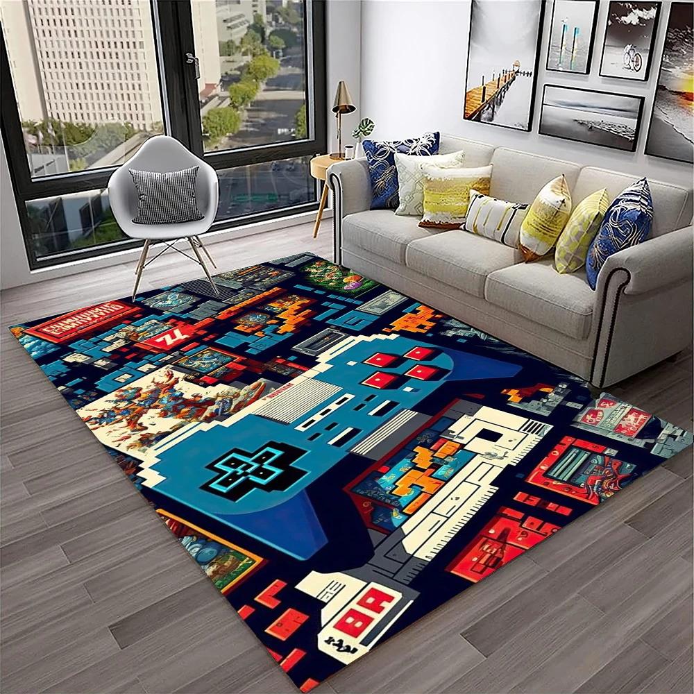 Game Boy GamePad Retro konsola do gier dywan dywan dla domu salon sypialnia Sofa wycieraczka Decor, dywanik dla dzieci antypoślizgowa mata podłogowa