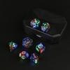 7 Pcs Polyhedral Dices Rechargable LED Dices Role Playing Game Accessories