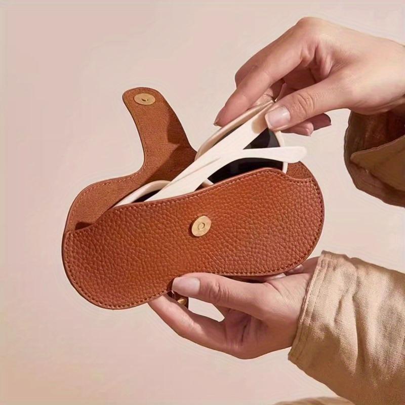 1pc 5 Colors Available glasses storage bag, Fashionable Lightweight Detachable Durable Eyeglass Case for All Seasons