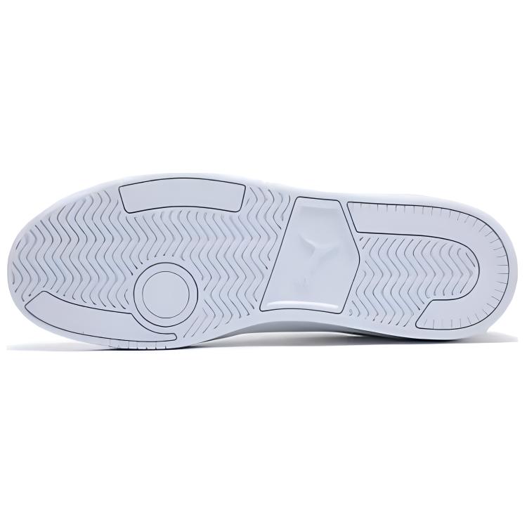 Puma Grounded Perf Simple Comfortable Shock Absorption Wear Resistant Low Top Sneakers Unisex Sneakers Silver White 398418-05