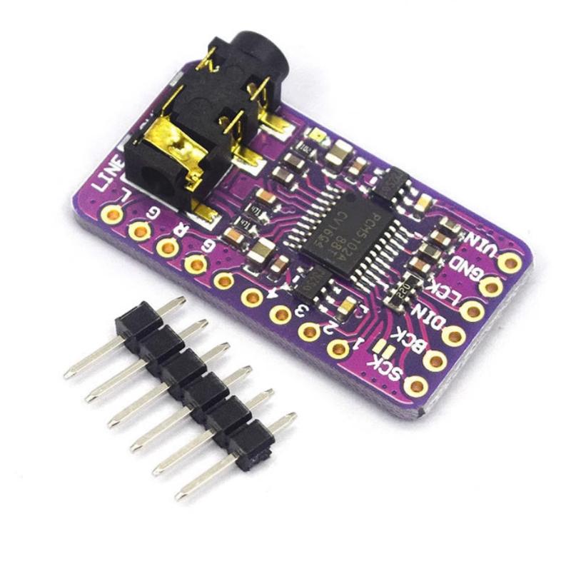 Pcm5102A Interface I2S Dac Decoder Gy-Pcm5102 I2S Player Module For Raspberry Pi Phat Format Board Digital Pcm5102 Audio Board