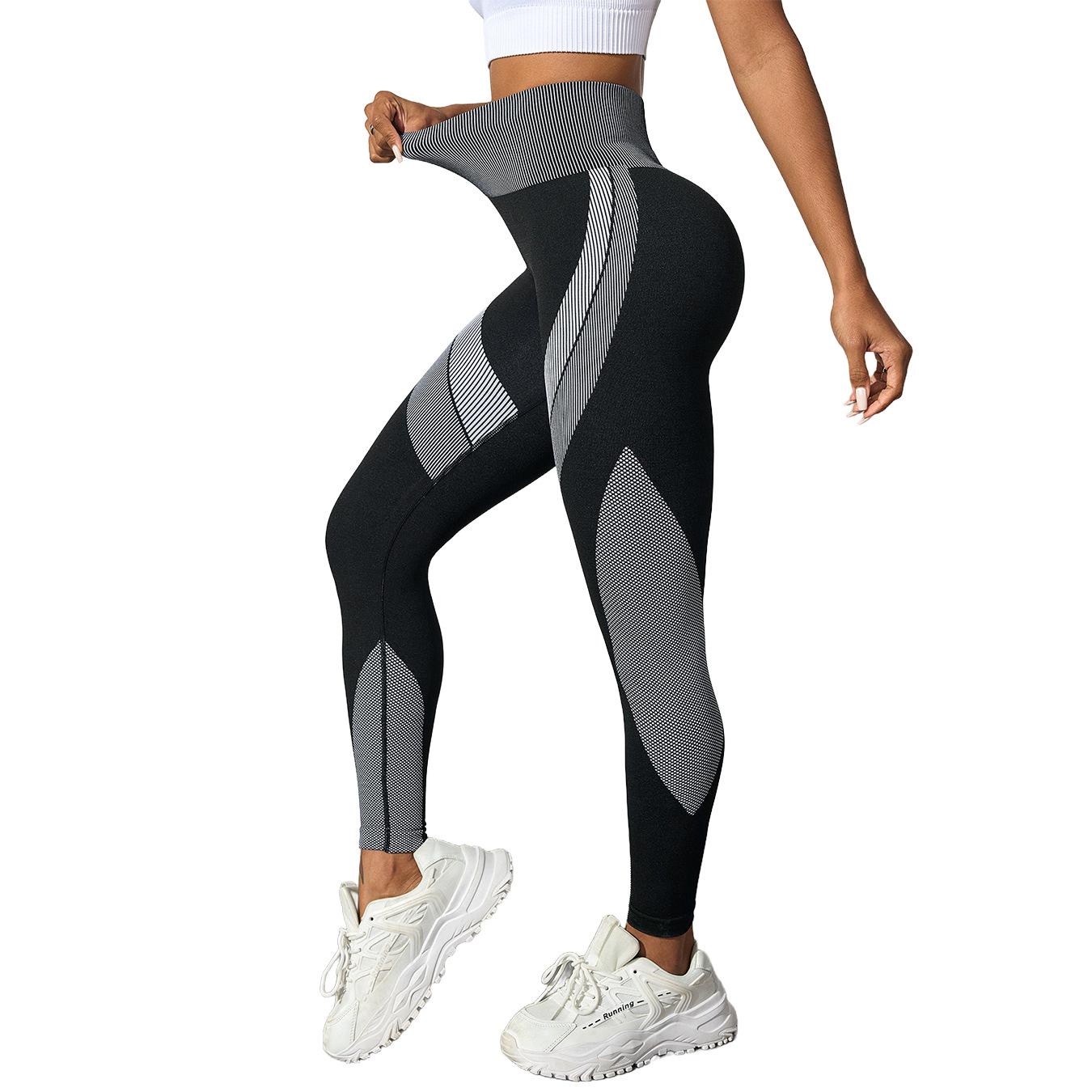 

Women s Seamless High-Waist Butt-Lifting Quick-Dry Yoga Leggings M (Recommended 52.5-60 kg) білий