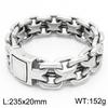 Stainless Steel Heavy Double Zero Chain Bracelet for Men 20MM Retro Strong Man Gold Color Rock Necklace Thick Jewelry Gift