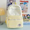 Student Schoolbag Women's Large Capacity Star Printed Backpack Colorblock Travel Backpack