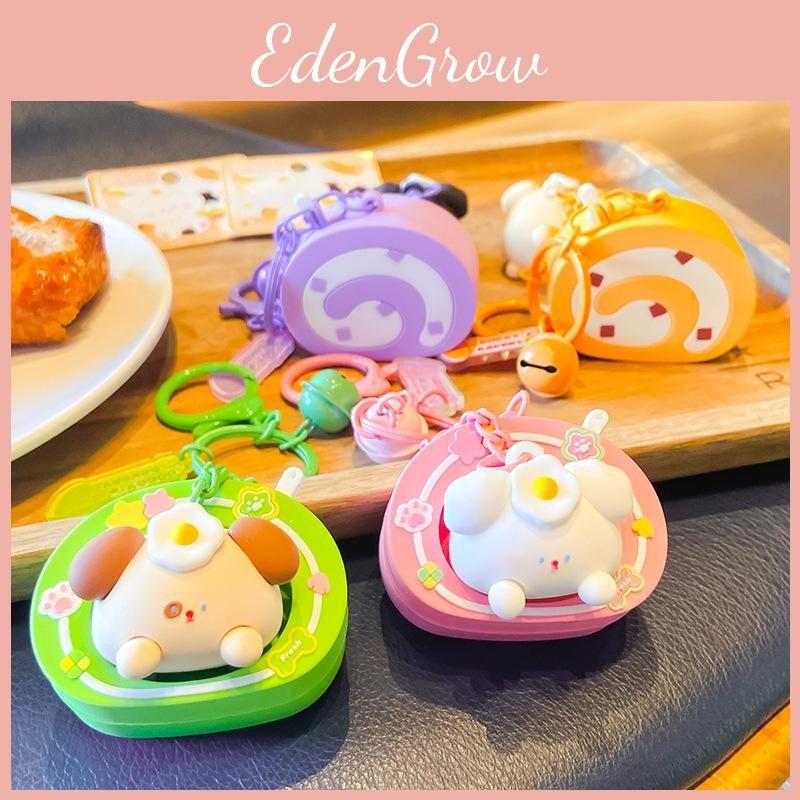 Poached Dog Egg Keychain Backpack Pendant Cartoon Bag Decoration Gifts Kids