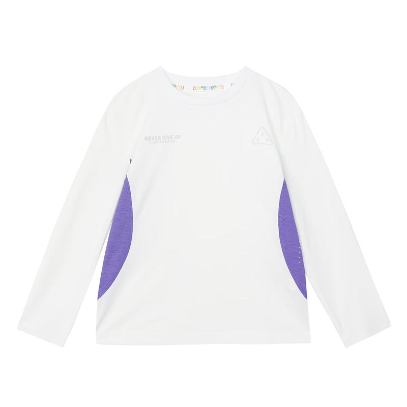 LUSON Kids' Unisex Round Neck Quick Dry Long Sleeve T-Shirt