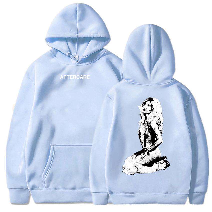 AFTERCARE Rhinestone Photo Hoodie Nessa Barrett Singer Printing Sweatshirts Women Clothing Long Sleeve Unisex Streetwear Hoodies