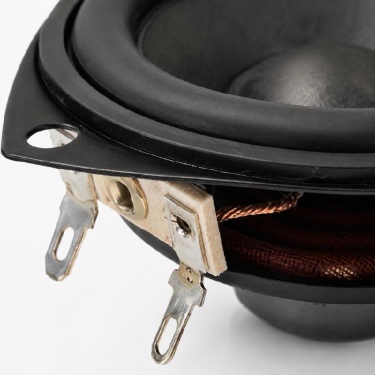 2.5inch Speaker Assembly Component with 80DB Sensitivity, Defined Power Specifications, and Attachment and Wiring Layout