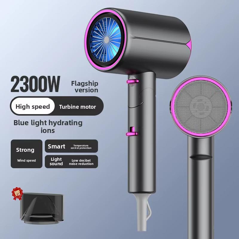 High Speed Professional Ionic Hair Dryer, DC Motor Custom Logo Blow Dryer for Household Salon Hotel Business Supply