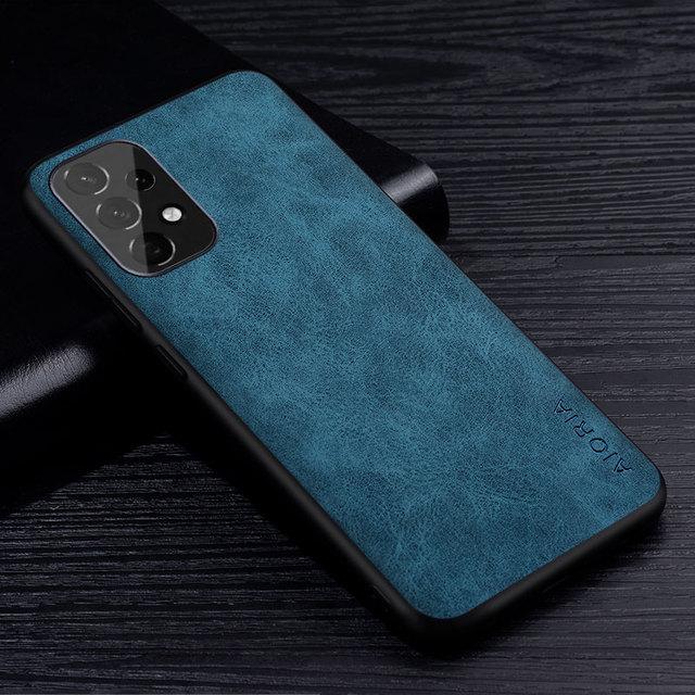Premium Pu Leathe Case For Samsung Galaxy A53 5g Scratch -Resistant Solid Color Cover For Samsung Galaxy A73 A53 A33 A23 5g Case