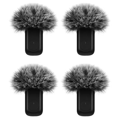 Geekria Fur Microphone Windscreen for Creators, Compatible with Hollyland Lark A1, Deadcat Microphone Windmuff, Microphone Windscreen, Windjammer,