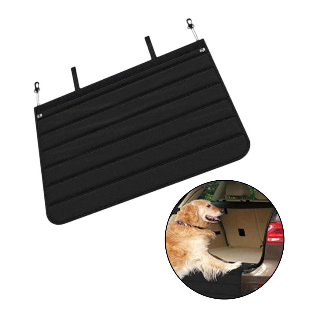 Universal Fit Car Trunk Cover with Bumper Protections Scratch Resistant Mat Pet Car Accessories for Family & Outdoor Use
