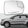 For Ford Edge 2015 2016 2017 2018 Left or Right Door Wing Heated Rearview Mirror Glass Side Mirror White Lens