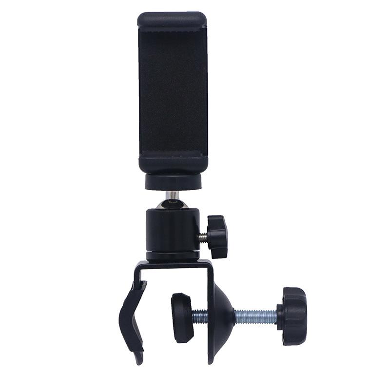 U-Shaped Multi-Functional Phone Clip with 360° Rotating Ball Head