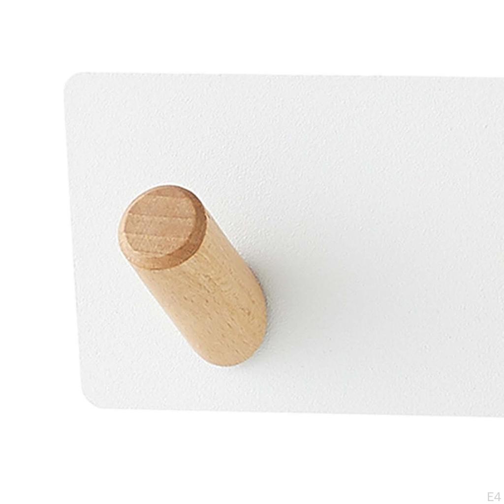 Schlüsselhalter Hutablage Wandhalterung Holz Holz für Handtücher