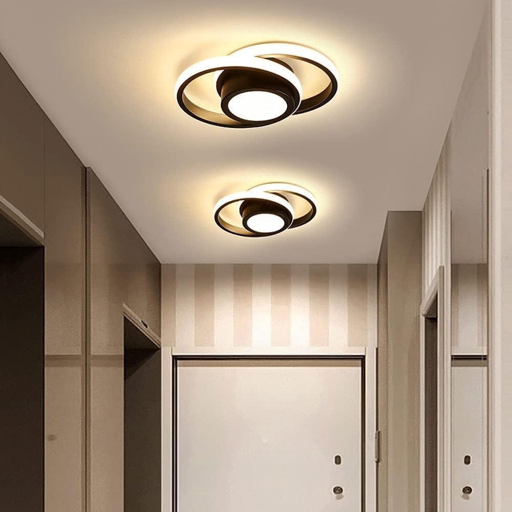 Round LED Ceiling Light 3 Color Temperatures Flush Mount Light for Kitchen Bedroom Laundry Closet Room