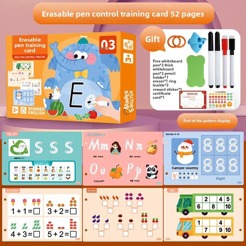 Pen Erasable Childrens Control Training For Drawing And Practice Writing