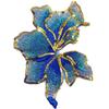 New Big Sequin Flower Applique Sew on DIY 3D Flower Embroidery Patches Lace Trim Mesh Applique Embroidered Applique