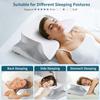 Cervical Pillow Ergonomic Neck Support Pillow Relief Odorless Orthopedic Contour Memory Foam Pillow Bed for Back Stomach Sleeper