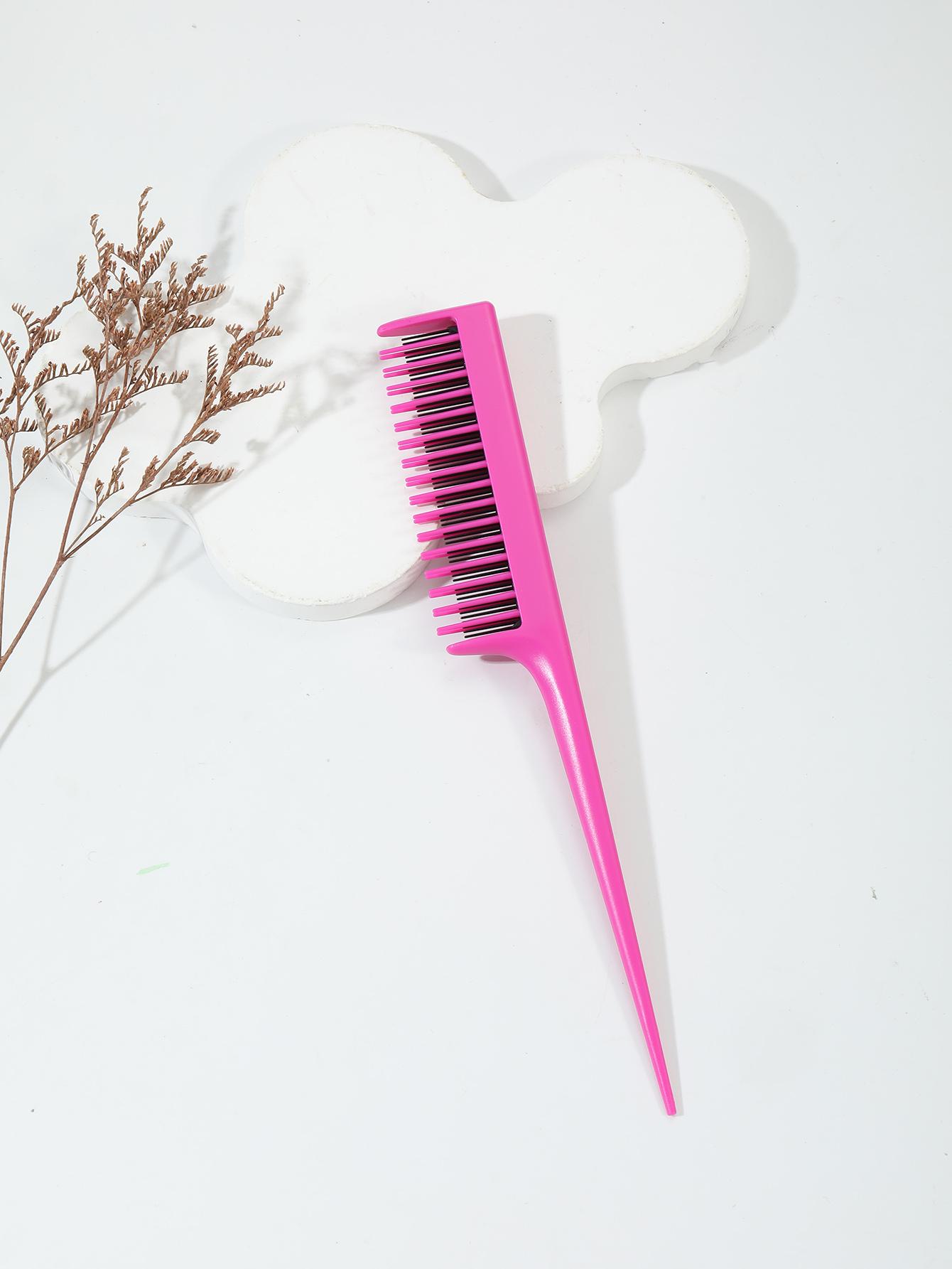 

1pc fashionable mouse tail comb - heat-resistant carbon fiber comb with durable ABS handle For Hair Accessories