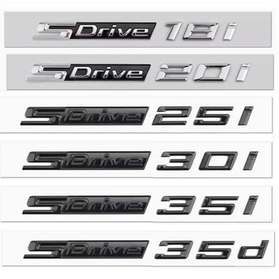 New SDrive 20i 25i 28i 30i 35i 40i 50i 20d 30d 35d 40d 50d Car Rear Trunk Fender Emblem Badge Sticker For BMW X1 X3 X4 X5 X6 X7