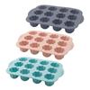12 Cavity Silicone Octagon Mould Cake Pans Cupcake Muffin Mold Baking Tray Home Kitchen Cook Diy Tools