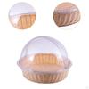 Coperchio Trasparente per Torta Coperchio Espositore Pasticceria Portatile Pratico Cupola Rotonda per Servire Cibo per Hotel