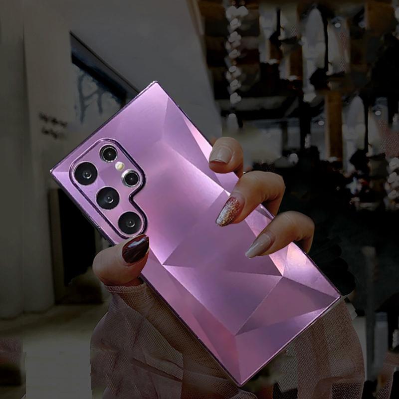 Powłoka laserowa z brokatem diamentowym wzór etui do Samsung Galaxy A54 A34 A24 A14 A73 A53 S22 S23 S24 Ultra Plus iPhone 15 14 13 Pro Max twarda miękka obudowa