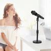e300 Desktop Microphone Stand with Condenser Clip - Versatile for Conferences, Presentations, and K Songs