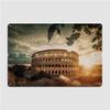 The Colosseum Metal Sign Cinema Living Room Club Bar Customize Plates Tin Sign Posters