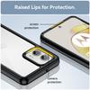 For Motorola Moto G73 5G Shock-absorbing TPU+Acrylic Phone Case Protective Back Cover